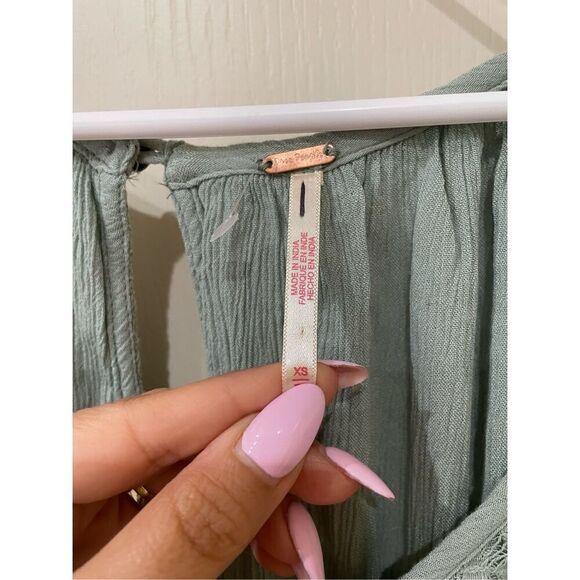 Free People Rush For Ruffles Romper NWOT Size XS - Picture 6 of 9